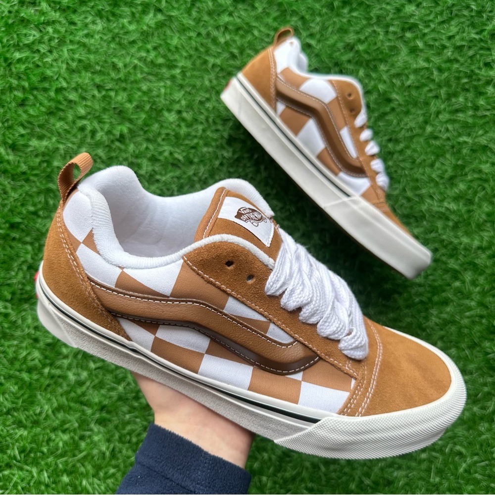 Vans Knu Skool Mega Check Brown - Picture 3 of 10